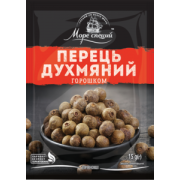 Перець чорний горошком 15 г/  25шт..ящ.ТМ "Море Специй"